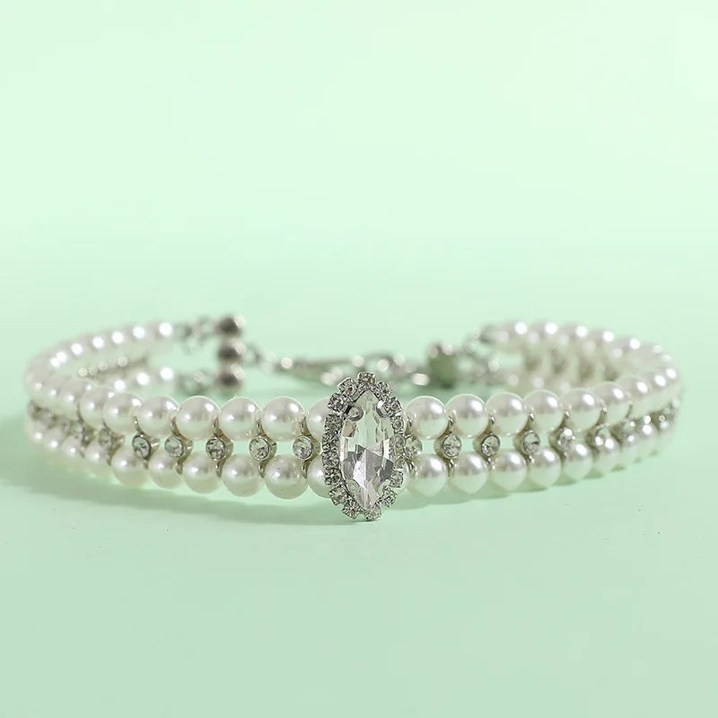 collier chien couleur argent