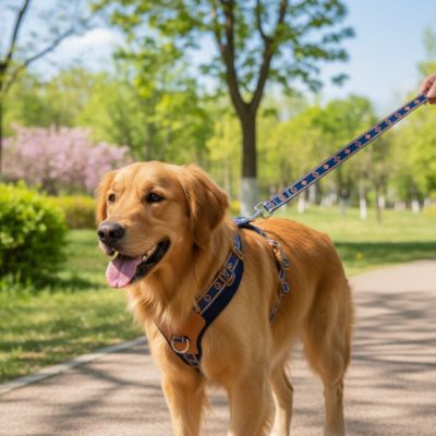 controle ameliore de notre ami avec harnais chien