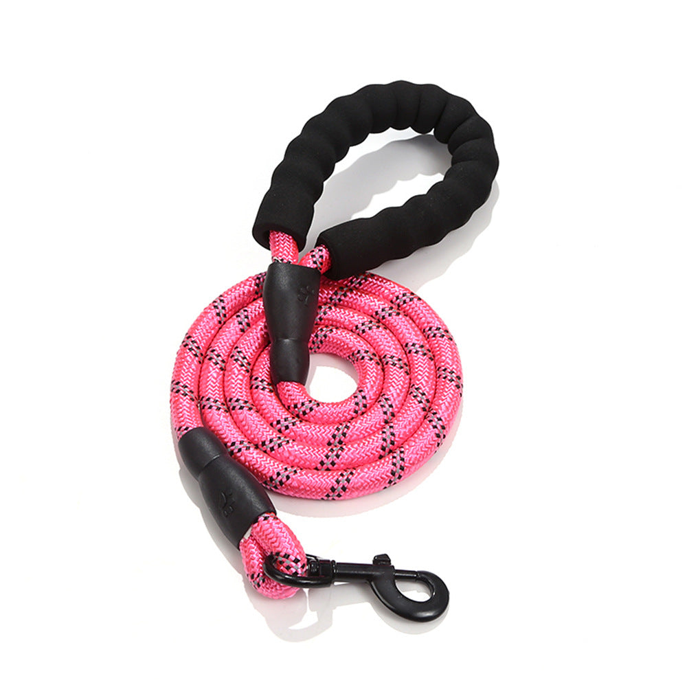 laisse pour chien rose noir